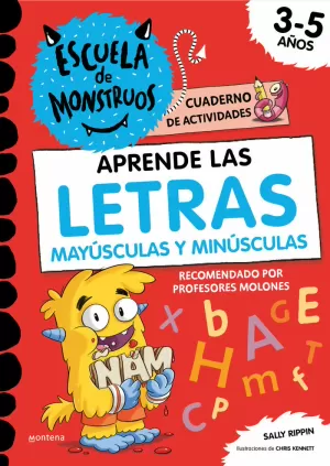 ESCUELA DE MONSTRUOS. CUADERNO DE ACTIVIDADES - APRENDE A ESCRIBIR LAS LETRAS MA